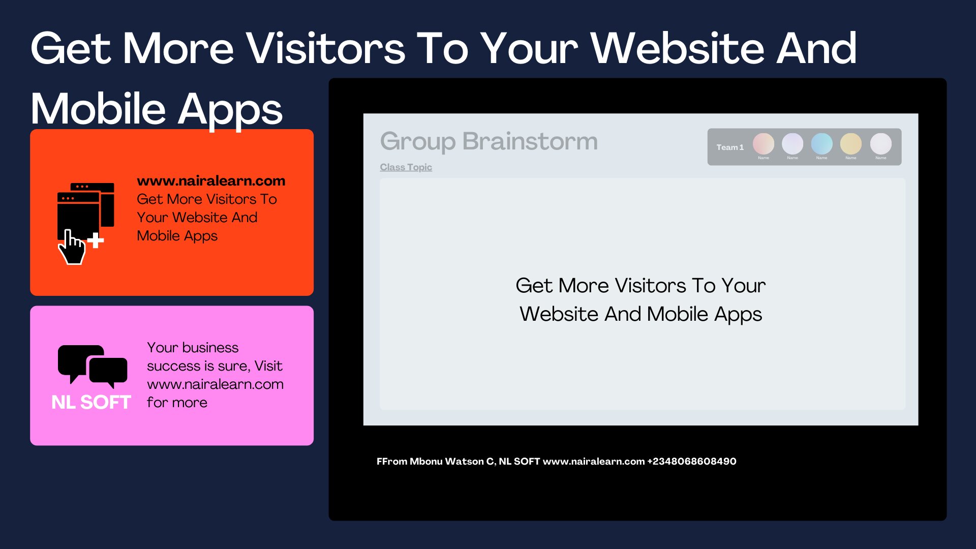 Get More Visitors To Your Website And Mobile Apps