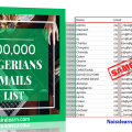 800k Nigerians Email Database