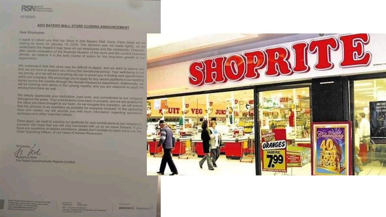 Shoprite Set To Close Operation In Kano State From January 2024